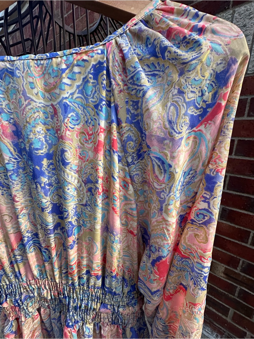 Me 2 Magic Anthropologie BOHO Maxi Ruffles Peasant Cottagecore Romantic Prairie - Picture 15 of 16